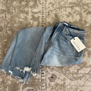 NWT WIDE LEG CROP JEANS - SIZE 5
